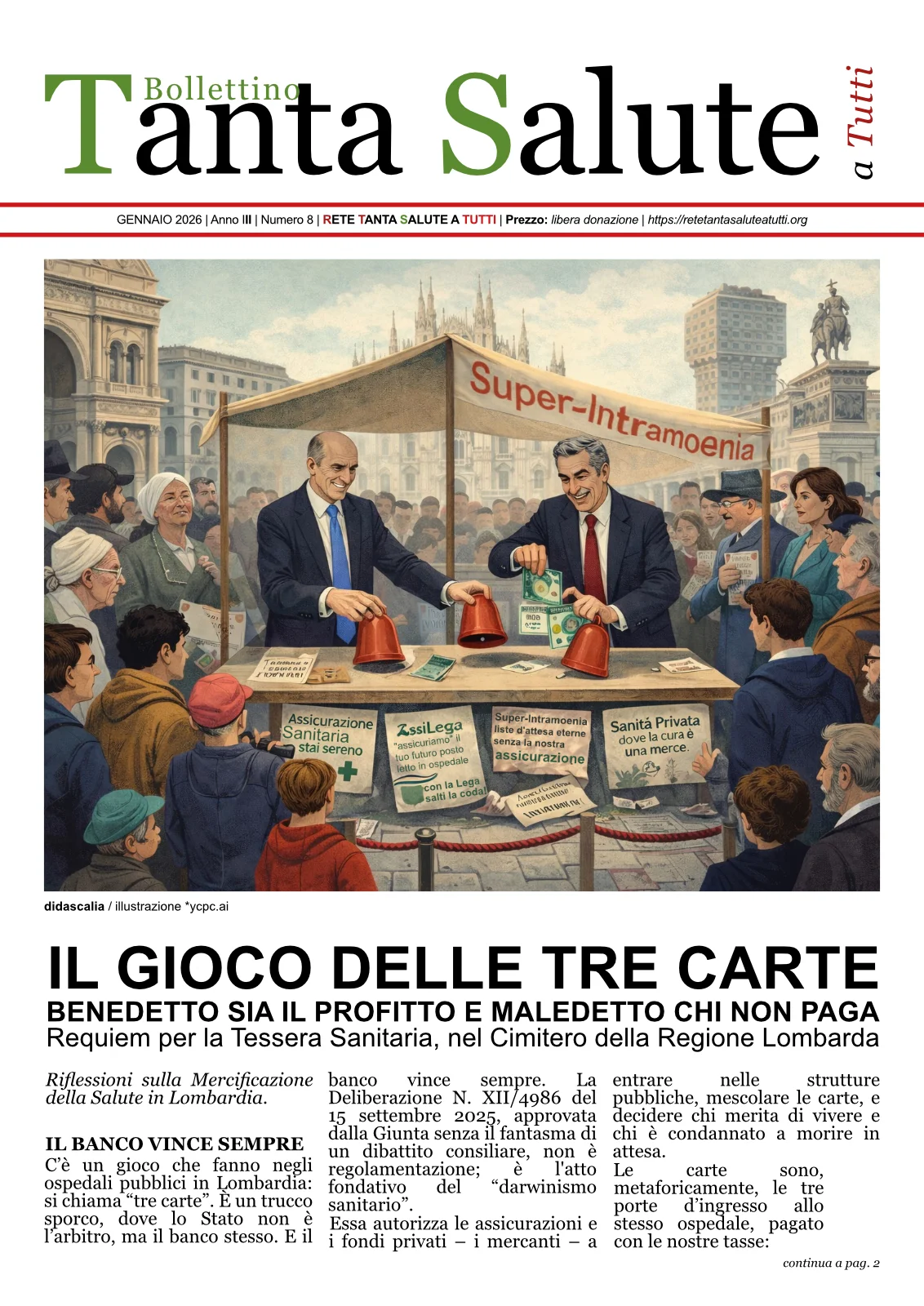 Bollettino n° 8 – Gennaio 2026